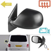 Left Door Side Mirror Electric Heated For VW T5 Transporter Caravelle Multivan V 2010-2015 LHD Rearview Primer Manual Fold