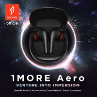 1MORE Aero Ear buds Noise Cancellation Bluetooth 5.2 flash-sale Clear Calls 28h Playtime Wireless Charging headset electronic