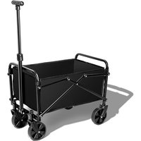 1PC Foldable Camping Wagon Cart, Large Capacity Grocery Trolley with 360° Swivel Wheels, Waterproof Oxford Handcart for Camping,