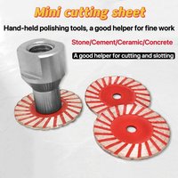 M14 40mm Mini Diamond Cutting Disc with M14 Flange - Turbo Saw Blade for Angle Grinder, Marble Tile Stone Glass Cutter