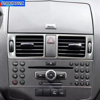 Auto Für Mercedes Benz C Klasse W204 2007-2010 Center Konsole Klimaanlage Vent Outlet Rahmen Abdeckung Trim Dekoration zubehör