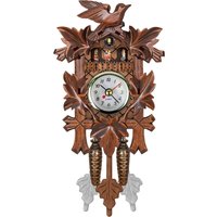 Cuckoo Wall Clock Bird Wood Hanging Decorations for Home Cafe Restaurant Art Vintage Chic Swing Living Room Style 3