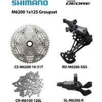 AliExpress Shimano SHIMANO NEW DEORE M6200 1x12s Groupset SL-M6200-R RD-M6200-SGS Rear Derailleur CS-M6200 10-51T CN-M6100 For Mountain Bike Parts