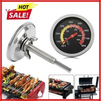 Pizza Oven Thermometer for Kitchen Home Baking Household Cooking Temp Gauge Meter 0-400℃ BBQ Smoker Grill Thermometer Metal