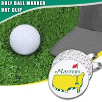 Golf Hat Clip Ball Marker Magnetic Easily Attach to Hat Cartoon Flag Pattern Baseball Cap Clips Jewelry Accessories Gift