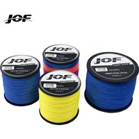Jof pe geflochtene Draht Angelschnur 300-1000m 4 Stränge 0,10mm-0,50mm 8lb-80lb Japan unglaublich starke Multi filament Faser schnur