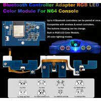 HISPEEDIDO For N64 Console RGB LED Color Module iBlueControlMod Wireless Controller Internal Adapter Modify Module