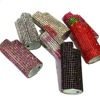 Fashion Crystal Lighter Case Cover Sleeve Metal Shiny Lighters Shell Cover Holder