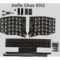 Sofle Choc Split Keyboard PCB Kit 58 Keys DIY Customization Ergonomic QMK Supports Comprehensive Key Mapping Macro Definition