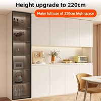 Sideboard, Integrated Against The Wall, Living Room, Dining Room Storage Cabinet, Modern Minimalist Kitchen Cabinets