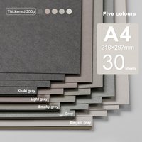 A4 Colored Cardstock 50sheets Thickened Hard Paper 200 gsm Card Stock Colorful Drawing Paper for DIY Art Card Making Scrapbook
