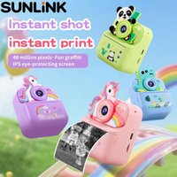 1pc children's instant camera video photo printer HD digital camera girl boy unicorn dinosaur birthday gifts game console