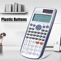 FX-991ES-PLUS Scientific Calculator 417 Functions Students School Office Coin Battery Two Ways Financial Supplies