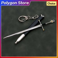 12cm Narthil Sword keychains Aragorn Middle Earth Weapon Medieval Metal Material Katana Samurai Sword Ornament Crafts Gifts Toys