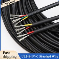 2-10 m UL2464 Przewody w osłonie 30 28 26 24 22 20 18 16 14AWG Przewód sterujący sygnałem Kanał audio 2 3 4 5 6 7 8 9 10 rdzeni Kable zasilające