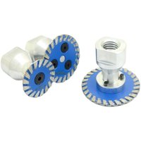 Mini Diamond Saw BIade M14 Thread With RemovabIe FIange Turbo Cutting Disc for Granite Marble Stone Concrete cutting tool