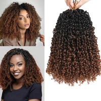 Extensions de cheveux au crochet Yanky Twist, longueurs de 8, 10, 12 et 14 pouces, 7 pièces/paquet, cheveux synthétiques pour tresses, parfaits pour Halloween et Noël