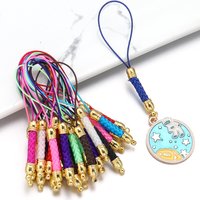 10pcs 8cm Braided Lanyard Colorful Keychain Rope Lariat Strap Cords For DIY Jewelry Making Bags Phone Chains Keyring Accessories