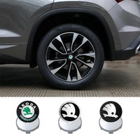 4Pcs/Set Multi-Platfrom Wheel Center Hub Caps Stickers Tire Rim Covers for Skoda Octavia VRS Vision Kodiaq Favorit Rapid Fabia S
