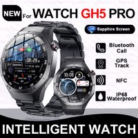 GH5 PRO GPS Tracker Ultra Smart Watch Men Watch 5 Pro AMOLED HD Screen Heart rate Bluetooth Call Waterproof SmartWatch 2025 New