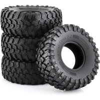 Pneus à roches en caoutchouc RC 130MM 2.2 ", pour 1:10 RC Rock Crawler Axial SCX10 Canyon Trail 105 jantes TRX4 TRX6 # 8174