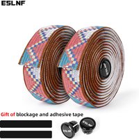 AliExpress ESLNF Shockproof Tweed Style Road Bicycle Handlebar Tape Sweat-absorbed Cotton MTB Handlebar Strap Fashionable Bike Handlebar Cover
