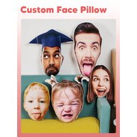 Custom 3D Pet Pillow Personalized Face Body Photo Plush Cushion Human Shaped Ugly Funny Gift Couple Friend Valentine Birthday
