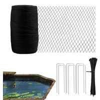 Fish Pond Mesh Roll Bird Blocker Net Garden Anti-Leaf Debris Protector Cover Heavy Duty Netting For Outdoor Lake Water River