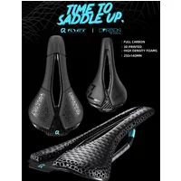 AliExpress RYET Full Carbon 3D Printed Bicycle Saddle 250mm×140mm 115g 7×9mm Carbon 3D Printed Bike Seat MTB Gravel Road Saddle Bike Parts