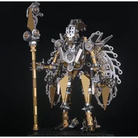 16cm Mechanical Party Metal Trendy 3D Three-Dimensional Assembled Toys Chinese Style 1/12 Robot Model Creative Collection Crafts