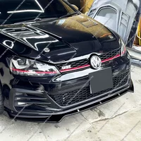 For VW Golf Mk7/MK7.5 GTI GTD GTE R R-Line 2012-2020 Maxton Style Front Bumper Lip Chin Spoiler Front Lip Cap Spoiler Tuning