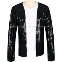 MJ Michael Jackson Jacket Billie Jean Coat Black Jacket And 4B4V3VA3 Glove Hallowmas Party Costume Cosplay Prop Collections CanC