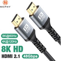 8K HDMI 2.1 Cable 48Gbps 8K@60Hz 4K 120Hz eARC Dolby HDR10 For PS5 Xbox HDTV Samsung Sony LG Mac PC Laptop RTX 3080 3090 5m 7m