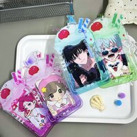 Cute Parfait Cup Ice Cream Card Holder Kpop Idol Photocard Storage School Meal Card Protector