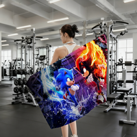 Classic Game S-Sonic-The H-HedgehogS 3 Cool Towel Shower Sauna Travel Spa Quick Dry Gym Accessories Soft Large Beach Towels