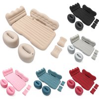 Car Inflatable Bed Rear Household Air Mattress Bed Plus-sized Mountain Peak Style Car Rear Seat Sleeping Gadget