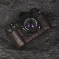 For Canon F1 Case Genuine Real Leather Half Camera Case Bag Cover Camera Bag A1/AE-1 AE1 Case Photography Accessories