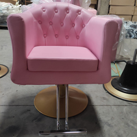 Yayou Modern Portable Gold Plated Base Barber Chair Suitable for Barber Shop