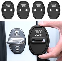 2/4pcs Car Silicone Door Lock Cover Protective Cap Stickers Accessories For AUDI S line A6L A4L Q5 Q7 A3 Q3 quattro B8 8P B9 A1
