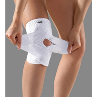 Knee Brace with Side Stabilizers for Meniscal Tear Knee Pain Arthritis Injuries Recovery, Breathable Adjustable Knee Support