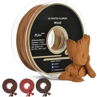 PLA+ Wood 3D Printer Filament Sublimation Wooden 3d Printing Material 1.75mm 1kg/500g/250g Rose Ebony Red Sandal Wood Filaments
