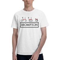 AliExpress NONE Brompton Bike T Shirt Men Fashion T-shirt Cotton Tshirt Tops Tees Short Sleeve
