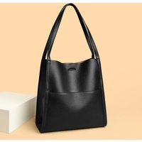 100% Cow Leather Handbag Women Genuine Leather Shoulder Bag Natural High Quality Cowhide Crossbody Large Capacity Messenger Bag