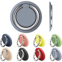 Universal Magnetic Finger Ring Holder Stand Grips 360 Rotating Car Mount Phone Back Sticker Pad Bracket for iPhone 12 13 Samsung