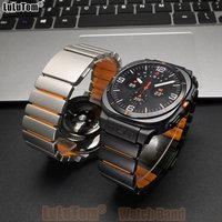 Pure Titanium/Stainless Steel Band for Samsung Galaxy Watch Ultra 2025 47mm 8/8Classic 40/44mm 46mm Fluoroelastomer Rubber Strap