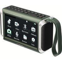 2024 SANSUI F53 4.3-inch LED Display Radio Wireless Bluetooth Speaker Portable FM Radio TF Card Slot MP4 Music Player Video
