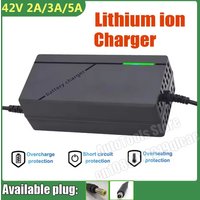 Intelligent Charger for Lithium Battery 36V 10S 42V 2A/3A/5A DC Plug/XM 8mm Plug Smart Lithium Li-ion Battery Chargers