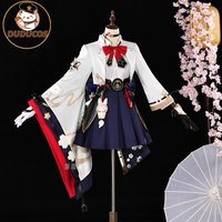 DUDU-SR Anime Game Honkai Star Rail Evanescia Cosplay Costume Outfit Carnival Party Comic Role Play Uniform Dress Prop