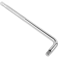 1/2 1/4 3/8 Socket Ratchet Wrench Extension Bar L-Type Double End Non-Slip Bent Bar 150/250mm Socket Connecting Rod Accessories