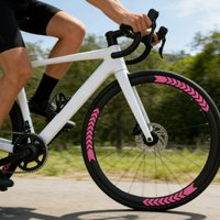 Cool Arrow Bicycle Wheel Rim Stickers Set, Reflective & Glossy Vinyl Decals for Motorcycle Tire Outdoor Decoration